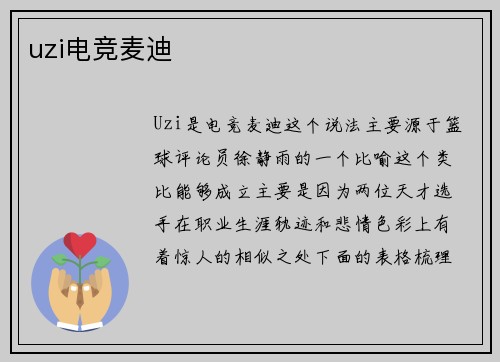 uzi电竞麦迪